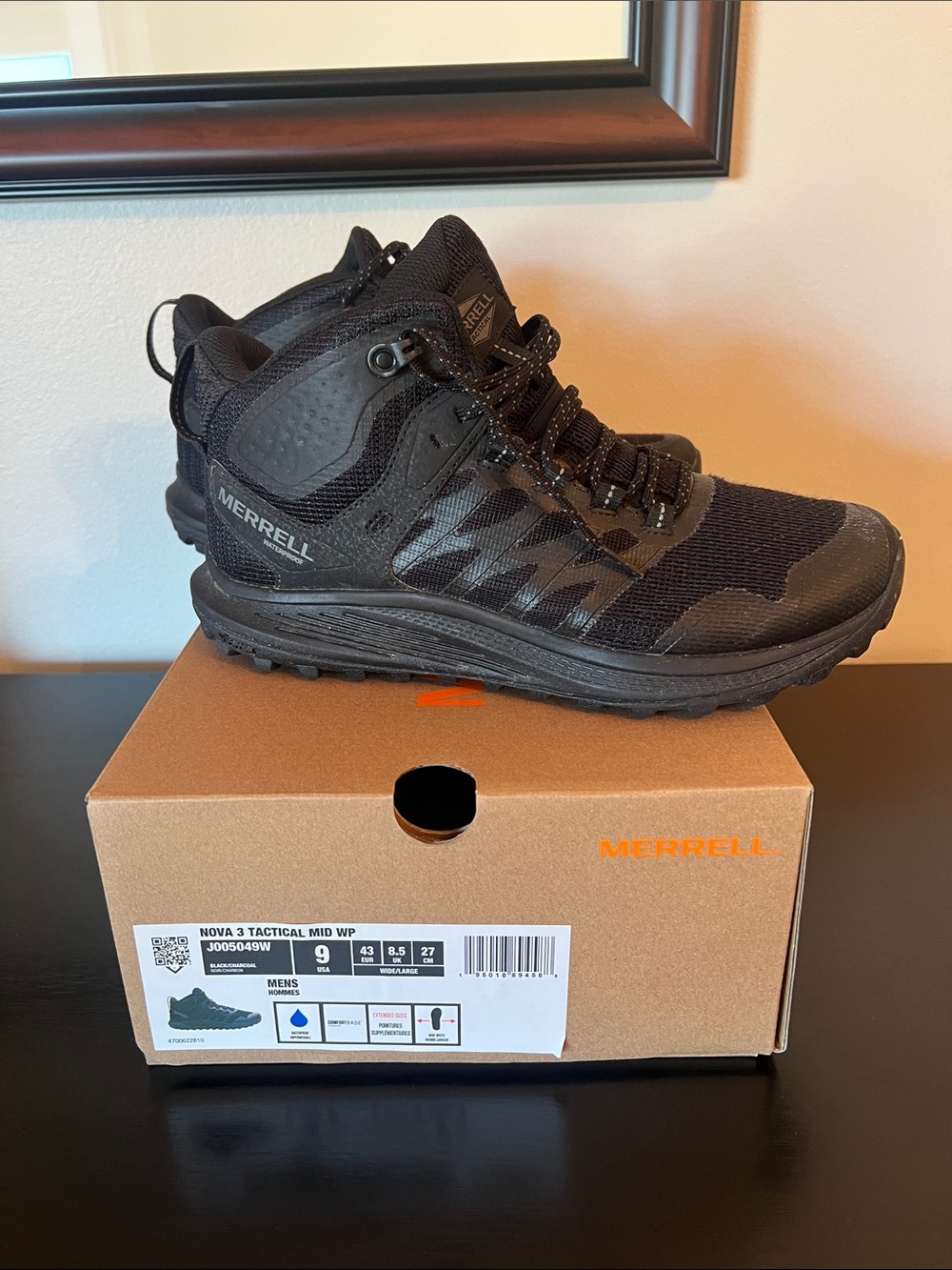 Merrell Men's Nova 3 Mid Tactical Waterproof Boot